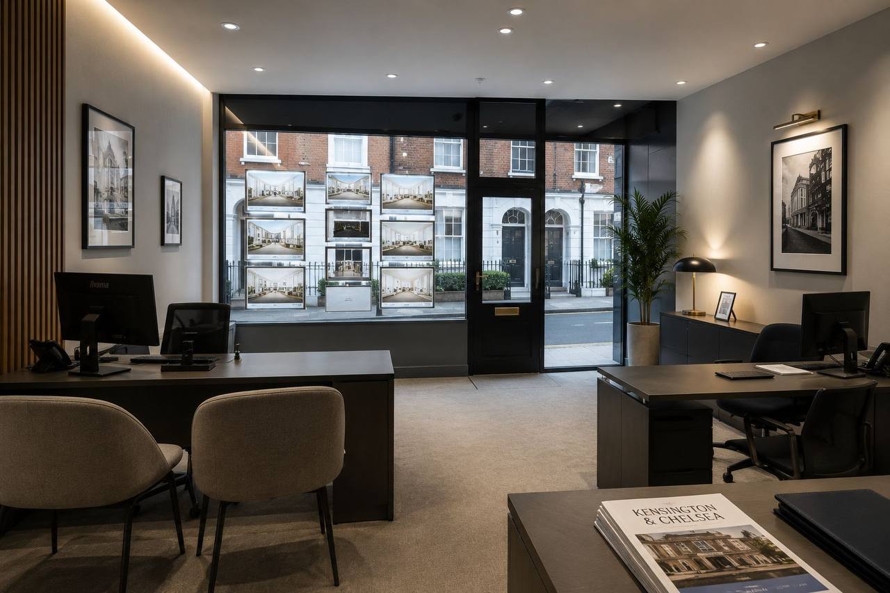 Estate agent showroom